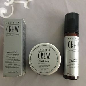 American Crew Bears cleanser, Balm,  & serum